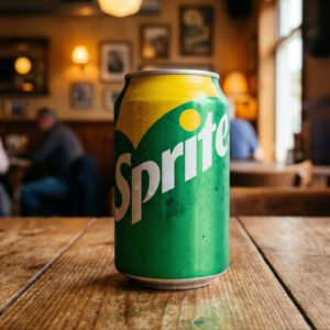 Menu soda cans sprite