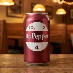 Menu soda cans dr. papper