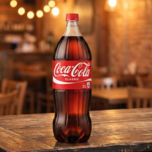 Menu 2 liter soda coke