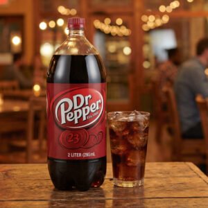 Menu 2 liter soda dr. papper