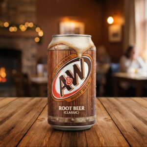 Menu soda cans root beer