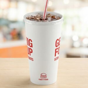 Menu soda cups fountain 20 onz