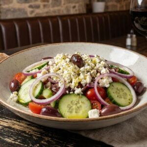 Menu greek salad