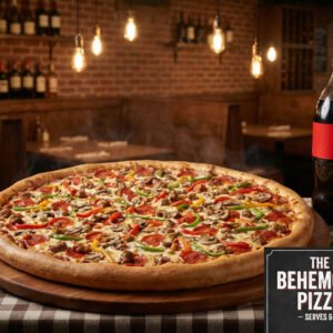 Menu # 3 30” pizza pies • 4 toppings • one 2lt soda