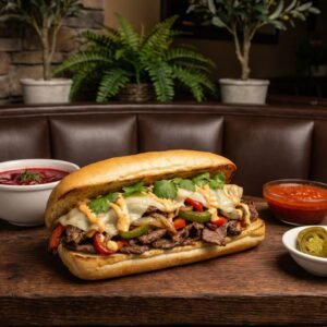 Menu philly cheese steak