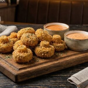 Menu breaded mushrooms (10–12)