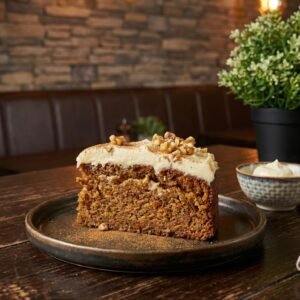 Menu carrot cake