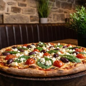 Menu # 8 greek 30" pizza