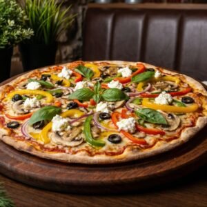 Menu # 3 vegetarian 18" pizza