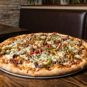 # 15 philly steak 14" pizza