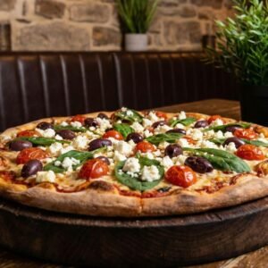 Menu # 8 greek 14" pizza