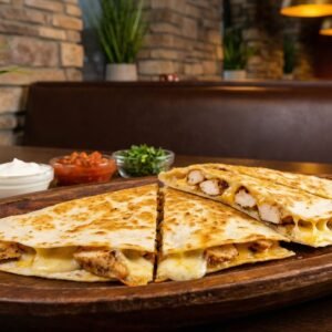 Menu chicken quesadilla