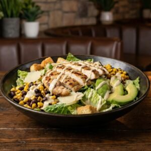 Menu chicken caesar salad