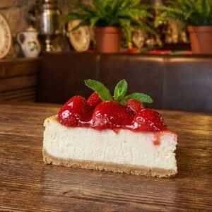 Menu strawberry cheesecake