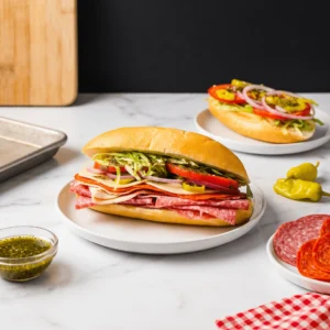 Ham, Salami & Cheese Sand + Fries